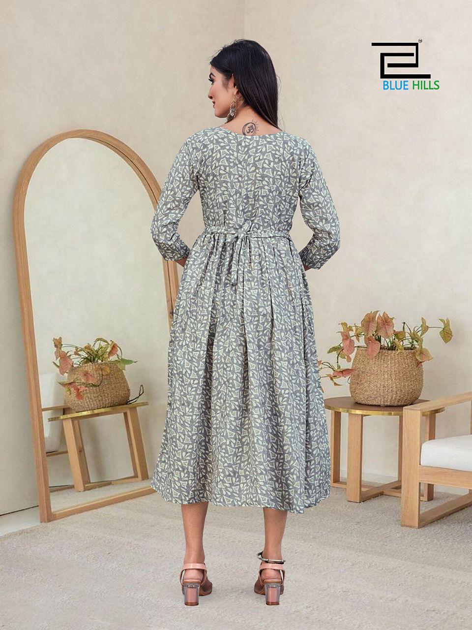 Blue Hills Good News 22 Cotton Feeding Designer Wholesale Kurti Collection	